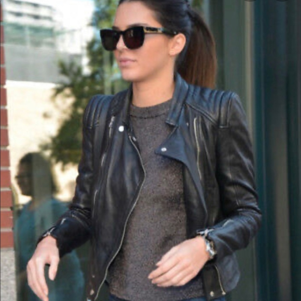 Zara Lambskin Moro Biker jacket